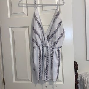 Material Girls white and black romper